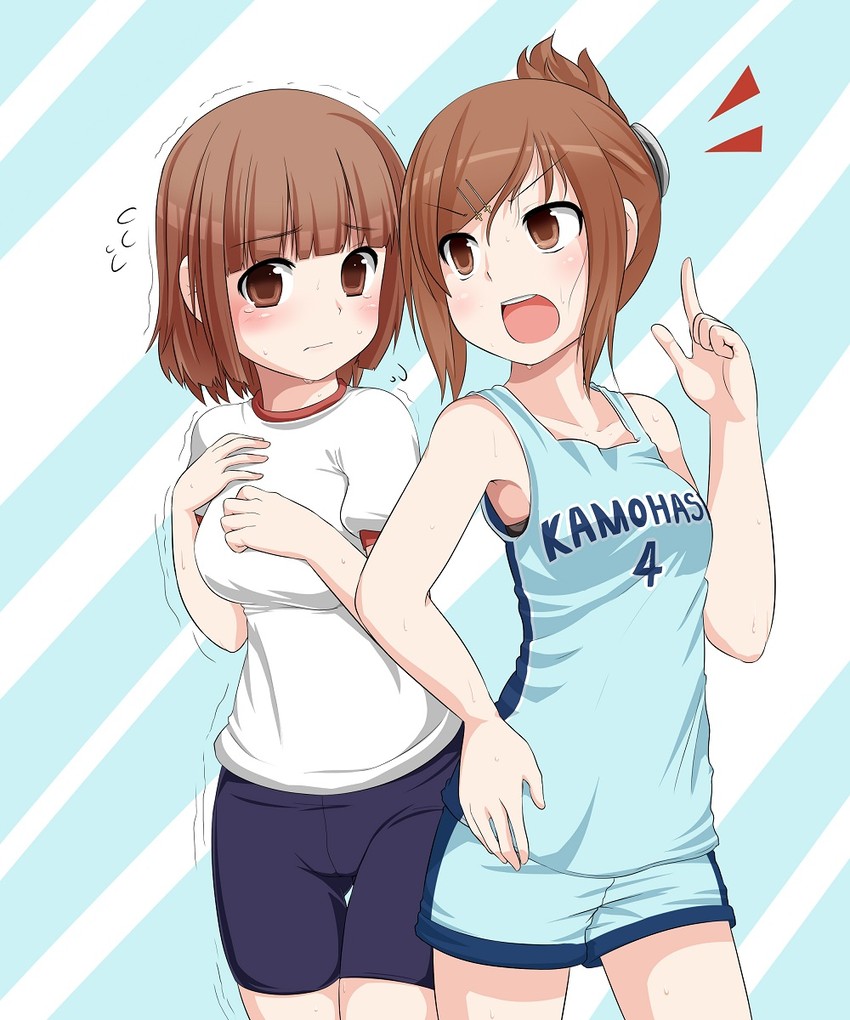 kashii airi and miyashita (mitsudomoe and 1 more) drawn by miki_purasu