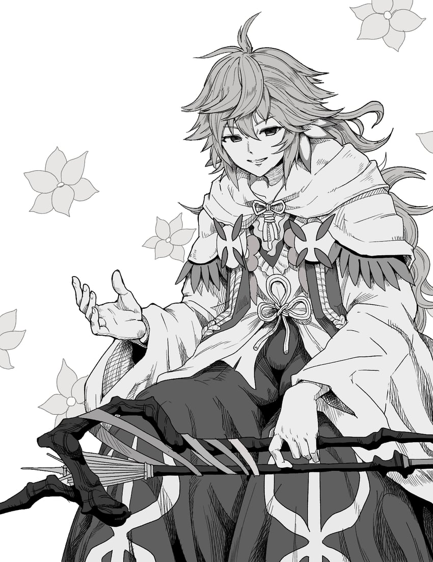 merlin (fate and 1 more) drawn by kusama_takato