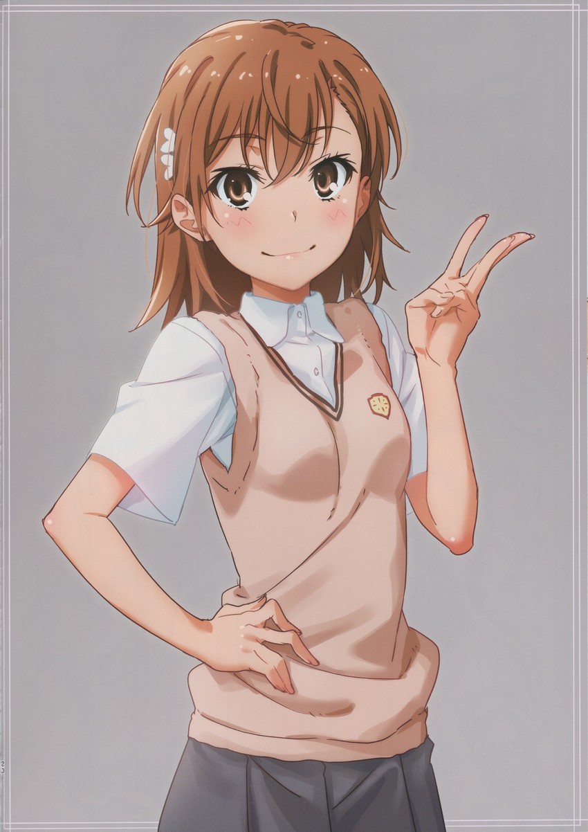 misaka mikoto (toaru majutsu no index and 1 more) drawn by isshi_pyuma