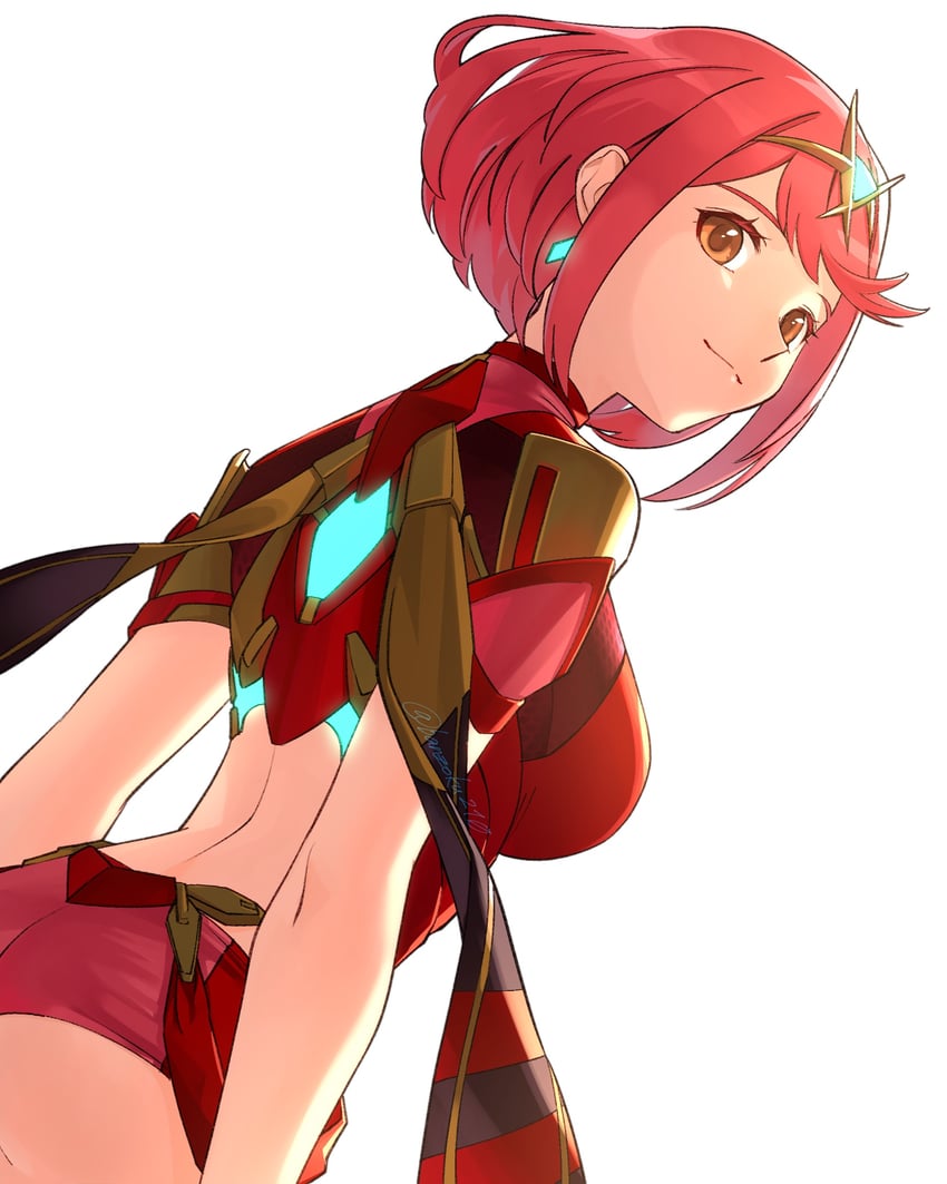 pyra (xenoblade chronicles and 1 more) drawn by asagi_(banzoku210)