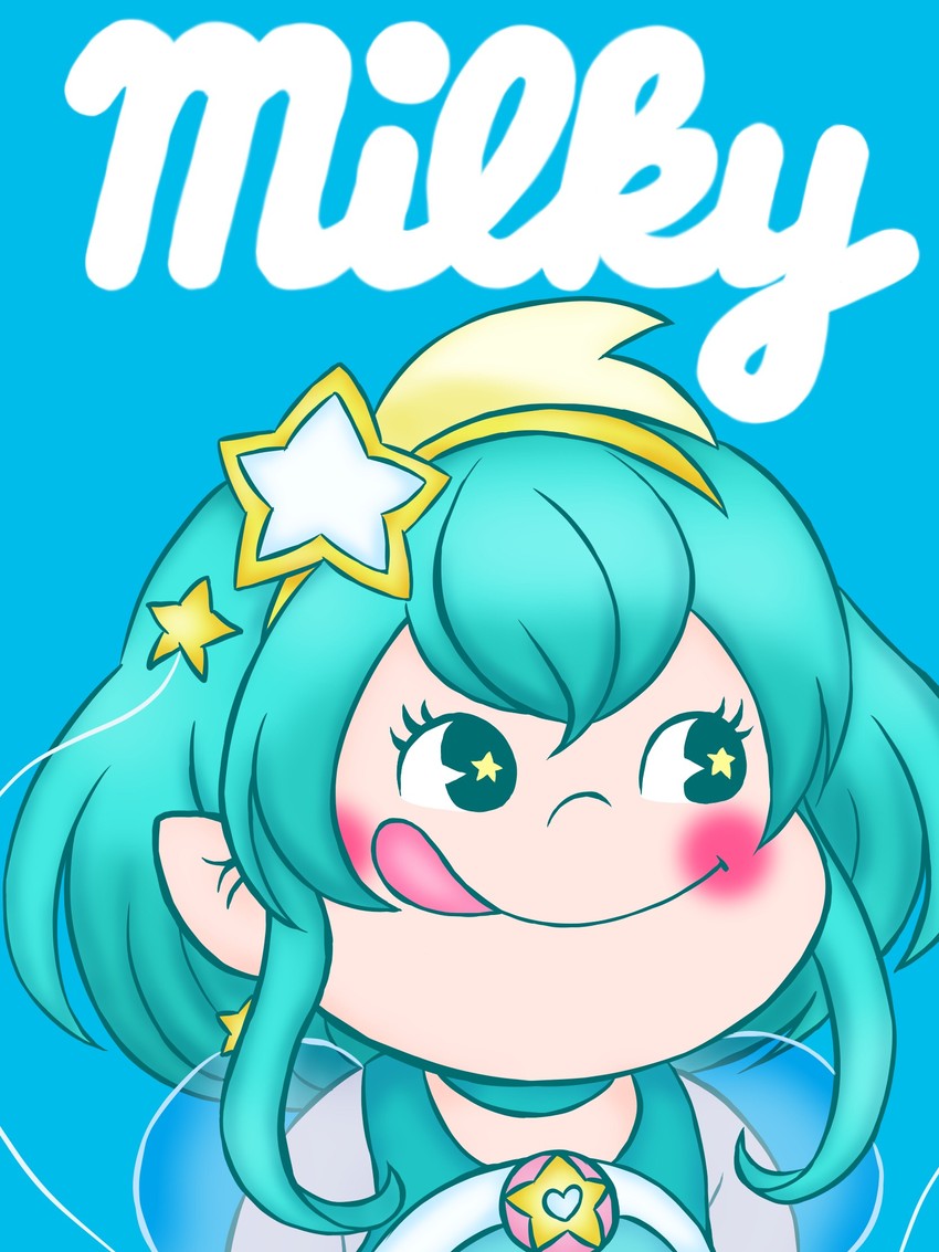 hagoromo lala, cure milky, and peko-chan (precure and 2 more) drawn by nagisa130