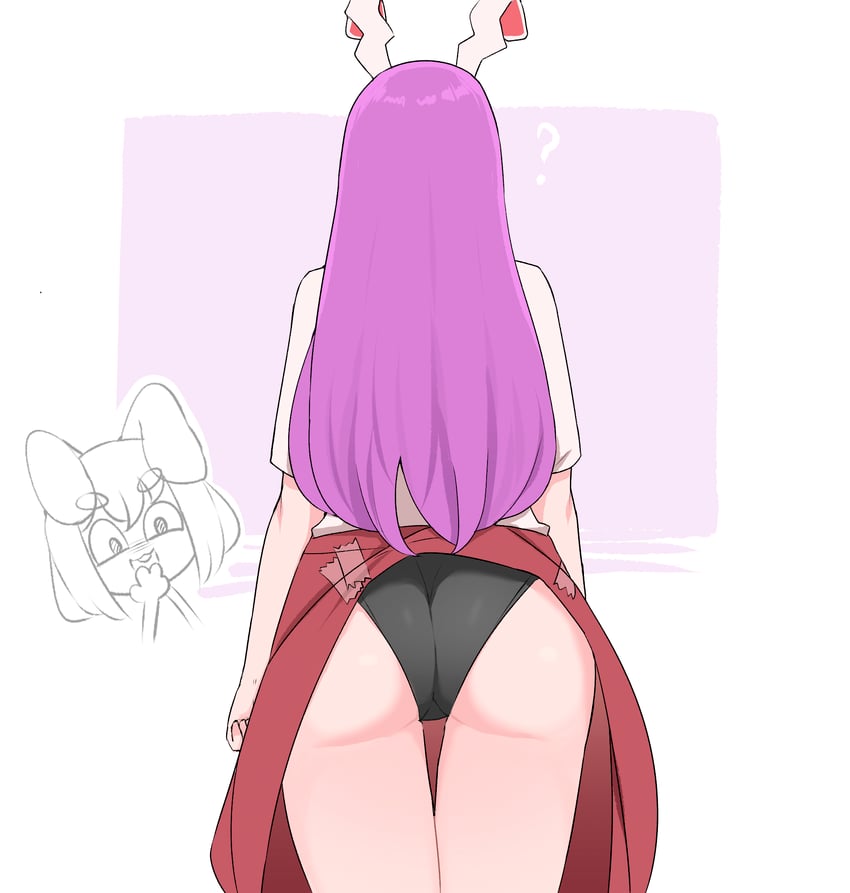reisen udongein inaba and inaba tewi (touhou) drawn by mata_(matasoup)