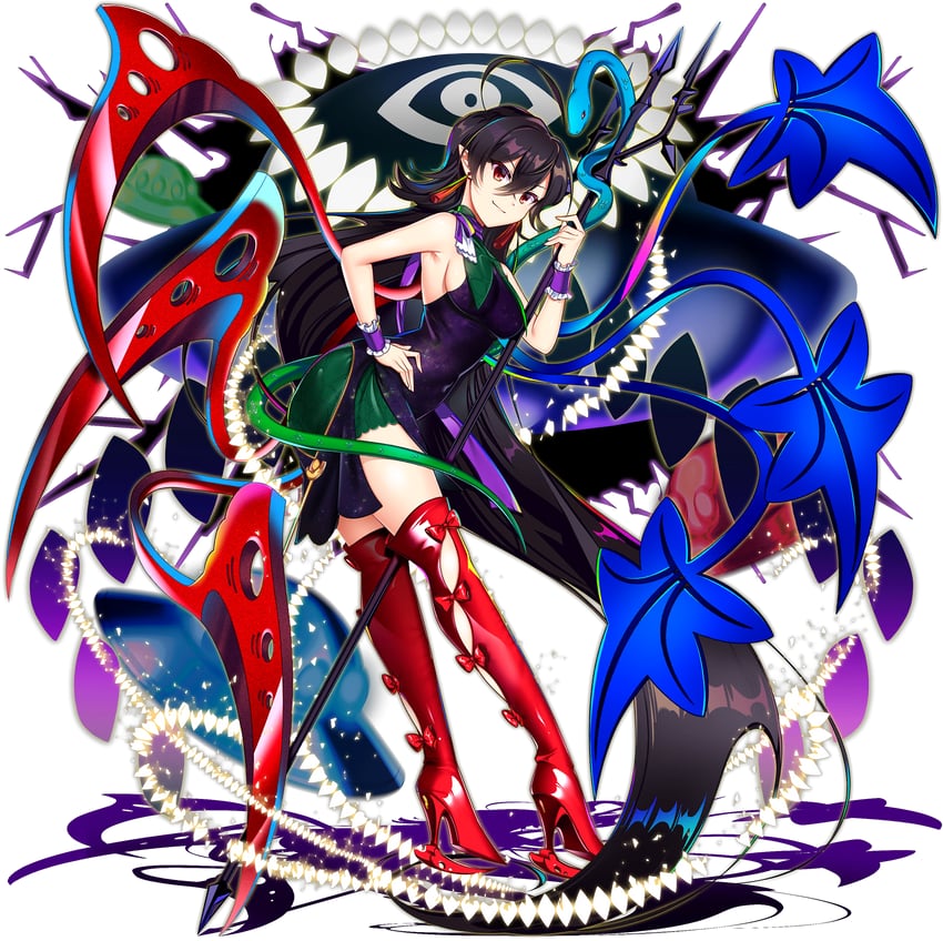 houjuu nue (touhou and 1 more) drawn by rotte_(1109)