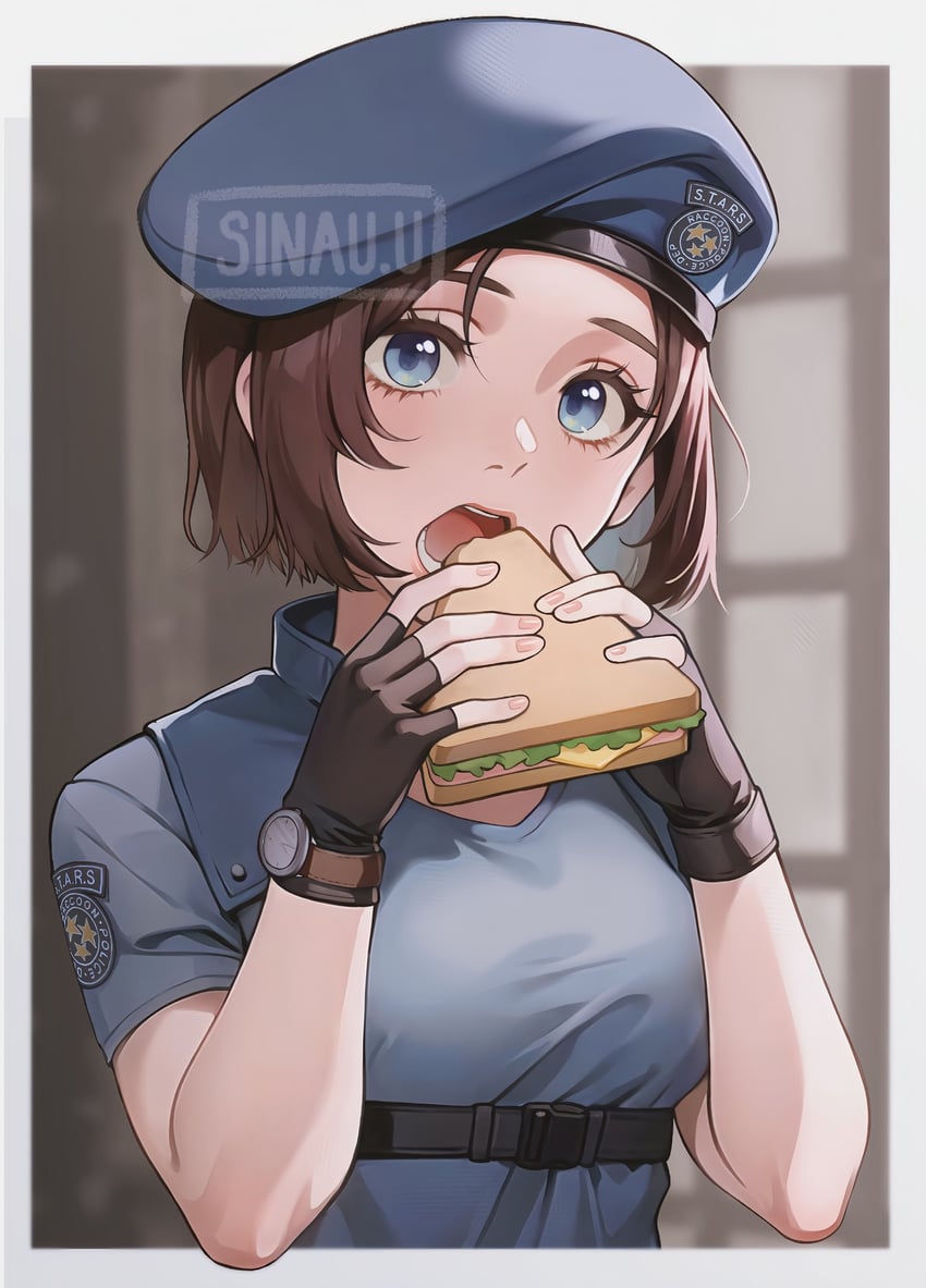 jill valentine (resident evil and 1 more) drawn by sinau