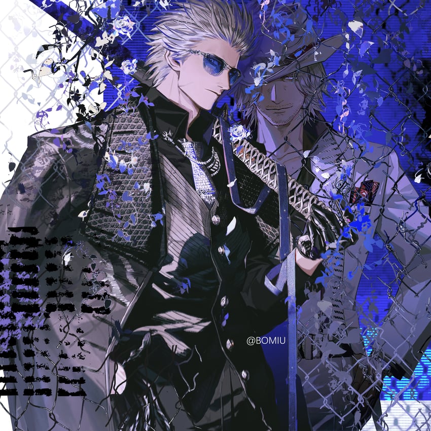 dante and vergil (devil may cry and 1 more) drawn by bomiu2333