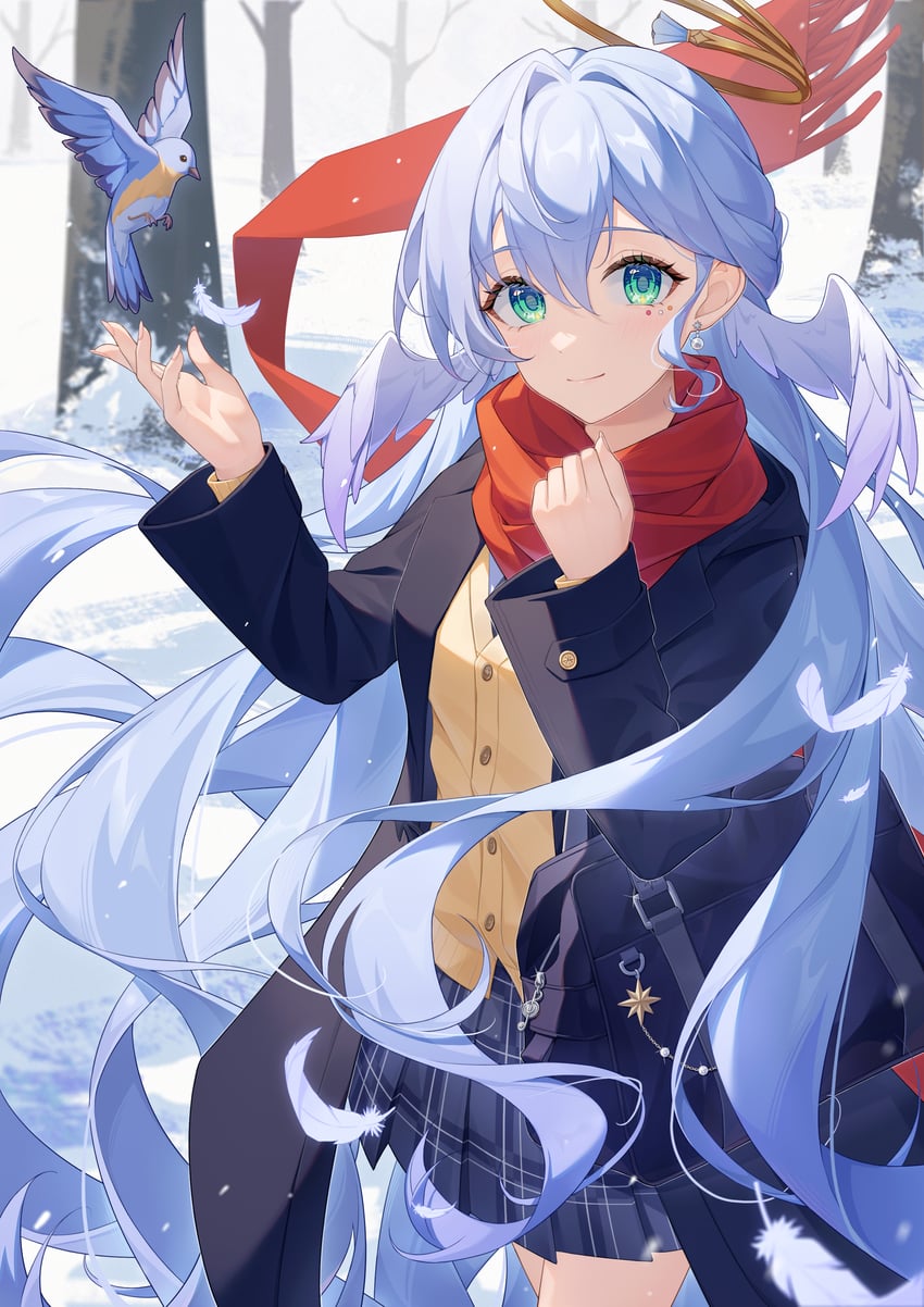 robin (honkai and 1 more) drawn by tujiu_sama