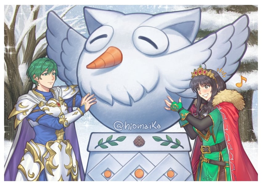 feh, ced, and mareeta (fire emblem and 3 more) drawn by shg_(hiomaika)