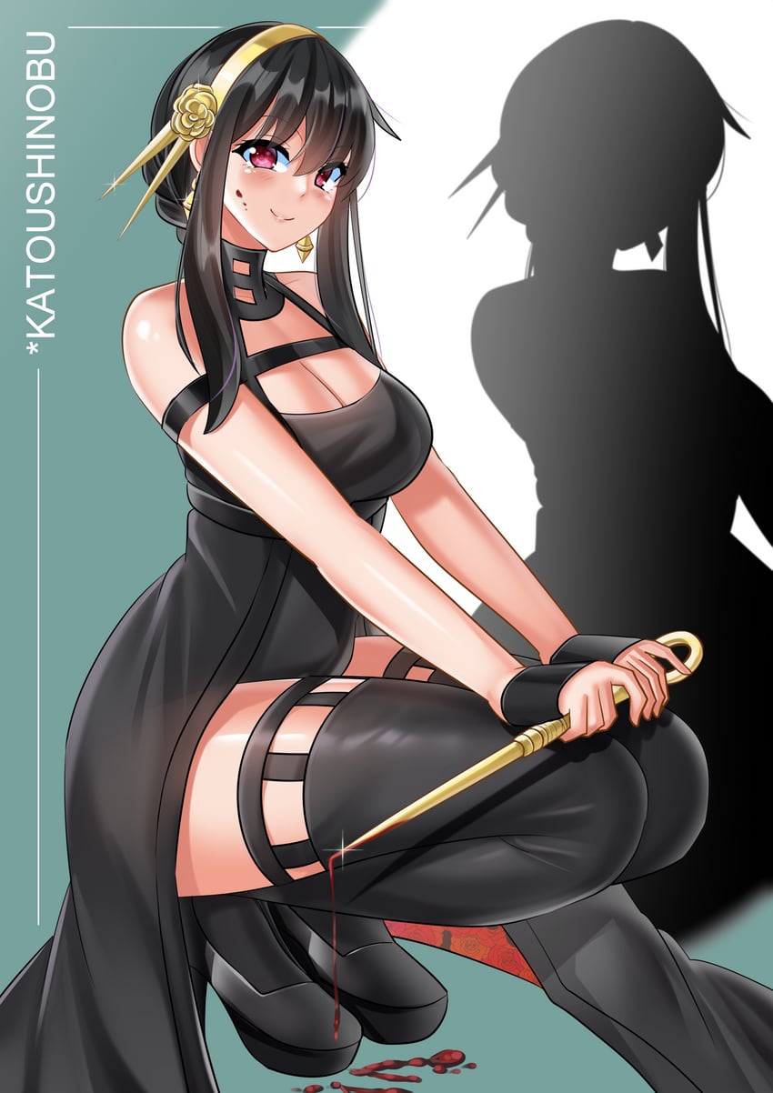 yor briar (spy x family) drawn by katou_shinobu