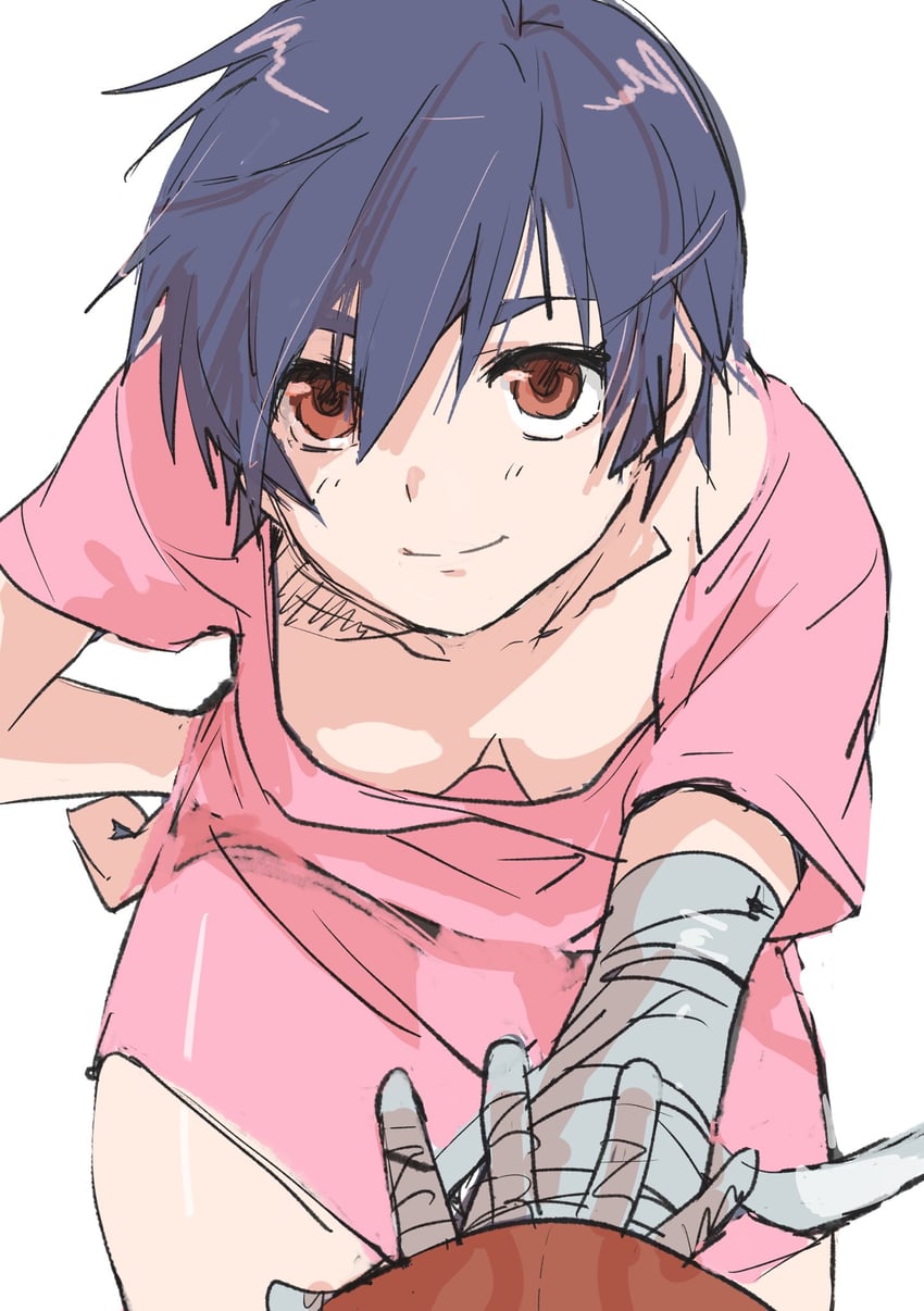 kanbaru suruga (monogatari and 1 more) drawn by usa003uni