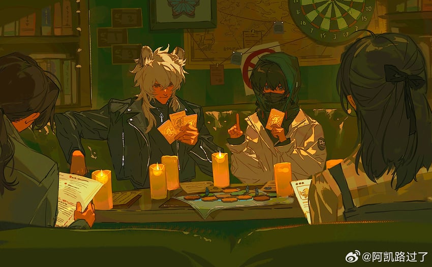 doctor, male doctor, and silverash (arknights) drawn by akai_999