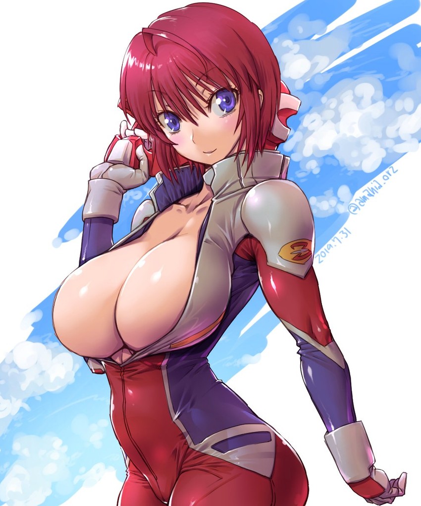lunamaria hawke (gundam and 2 more) drawn by amania_orz