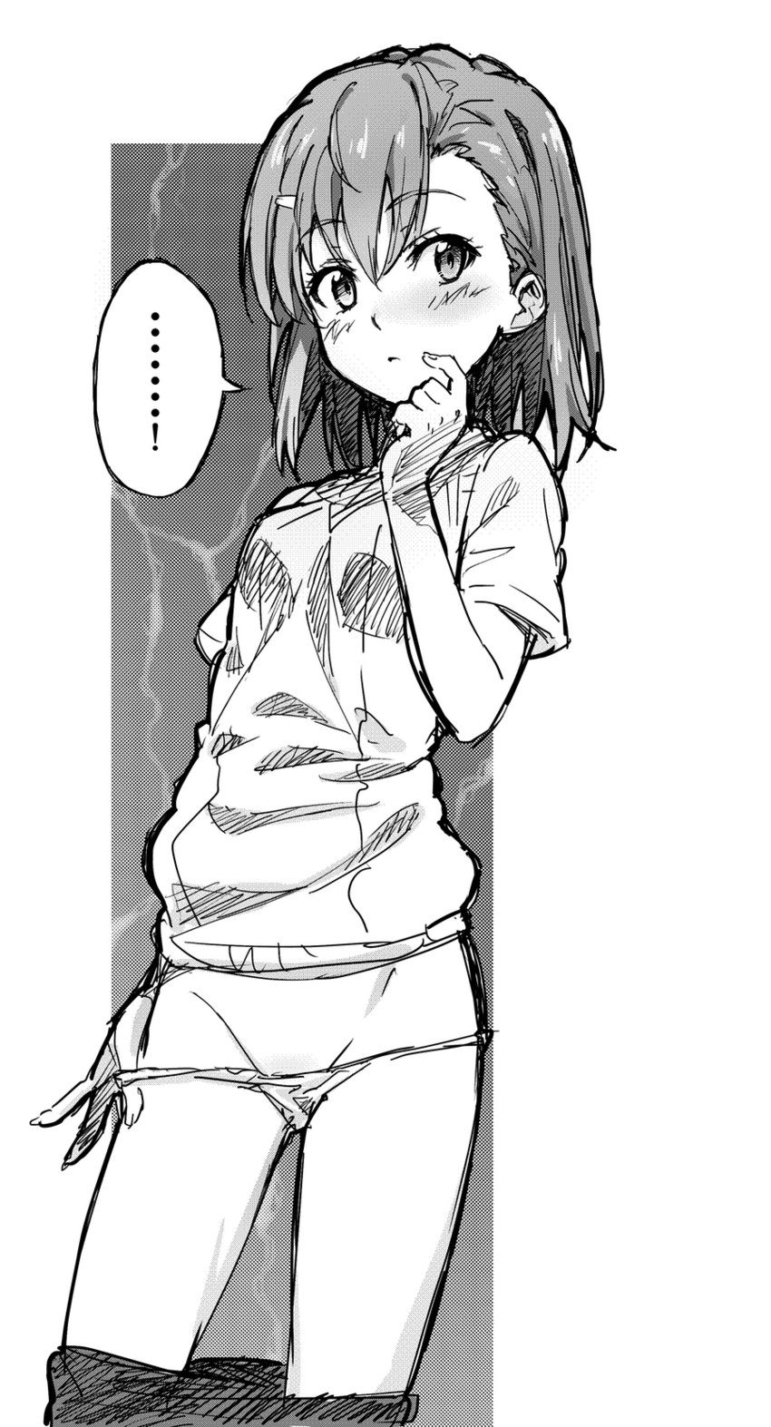 misaka mikoto (toaru majutsu no index and 1 more) drawn by isshi_pyuma