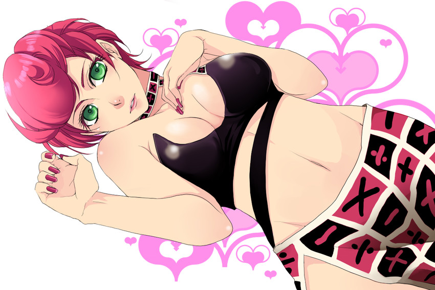 trish una (jojo no kimyou na bouken and 1 more) drawn by hanaichi_(hana13)