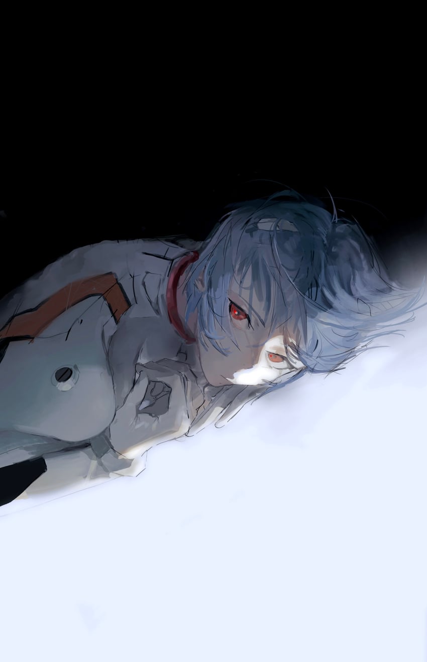 ayanami rei (neon genesis evangelion) drawn by nenem_(kimnenemmm_art)