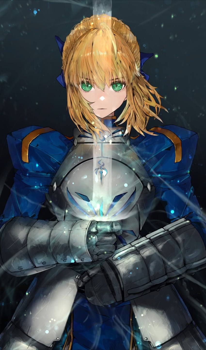 artoria pendragon and saber (fate and 1 more) drawn by neko_no_kedama