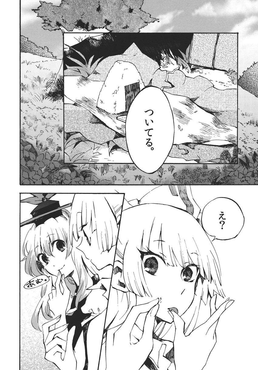 fujiwara no mokou and kamishirasawa keine (touhou) drawn by shinoasa