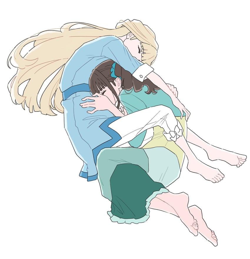 nekoyashiki yuki and nekoyashiki mayu (precure and 1 more) drawn by omochi_011011