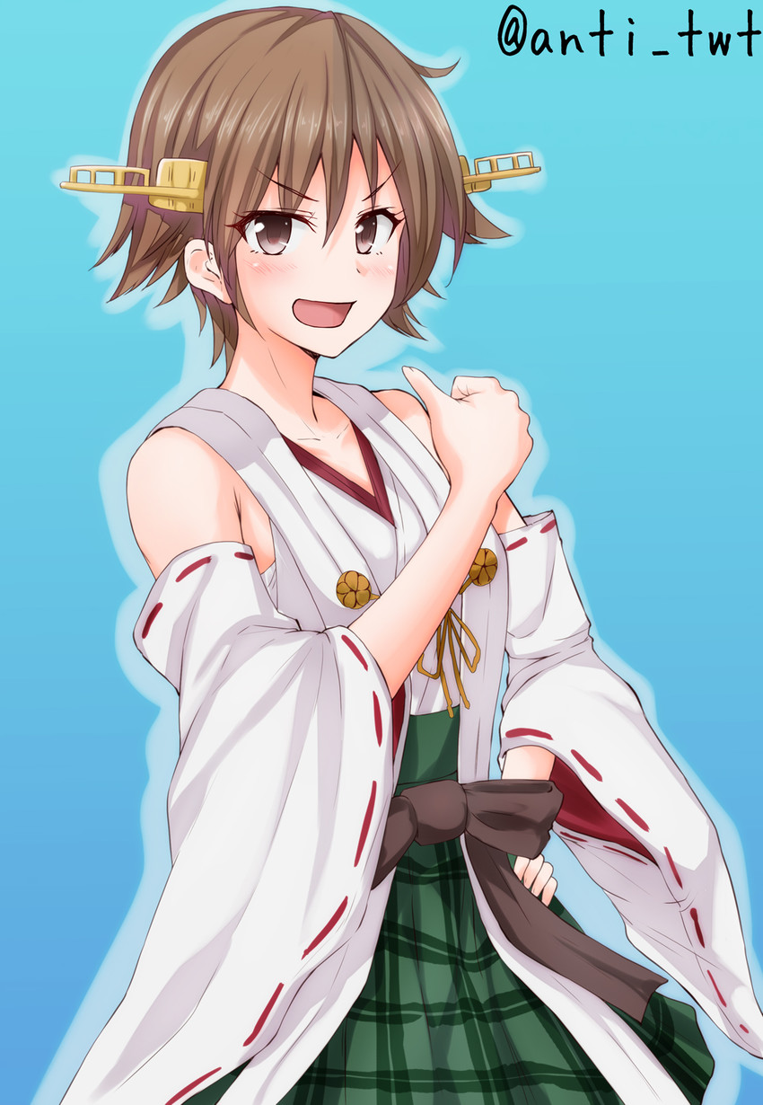 hiei and hiei kai ni (kantai collection) drawn by anti_(untea9)