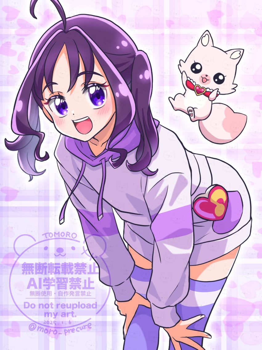 kome-kome, shigure kokoro, and takamori natsumi (precure and 2 more) drawn by moro_precure