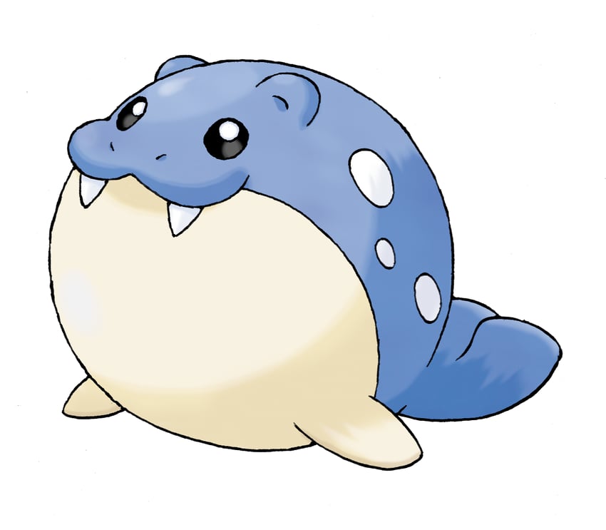 spheal (pokemon and 1 more) drawn by sugimori_ken
