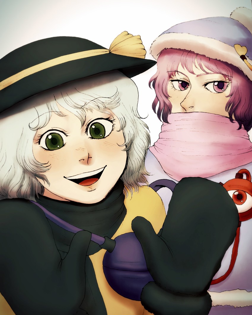 komeiji koishi and komeiji satori (touhou) drawn by moonywitcher