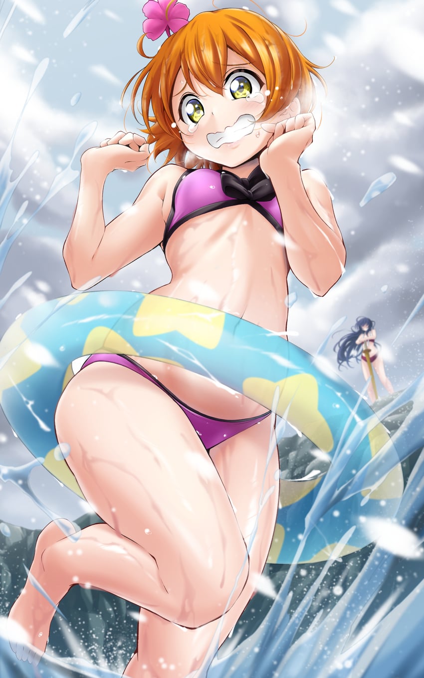 sonoda umi and hoshizora rin (love live! and 1 more) drawn by kirisaki_reina