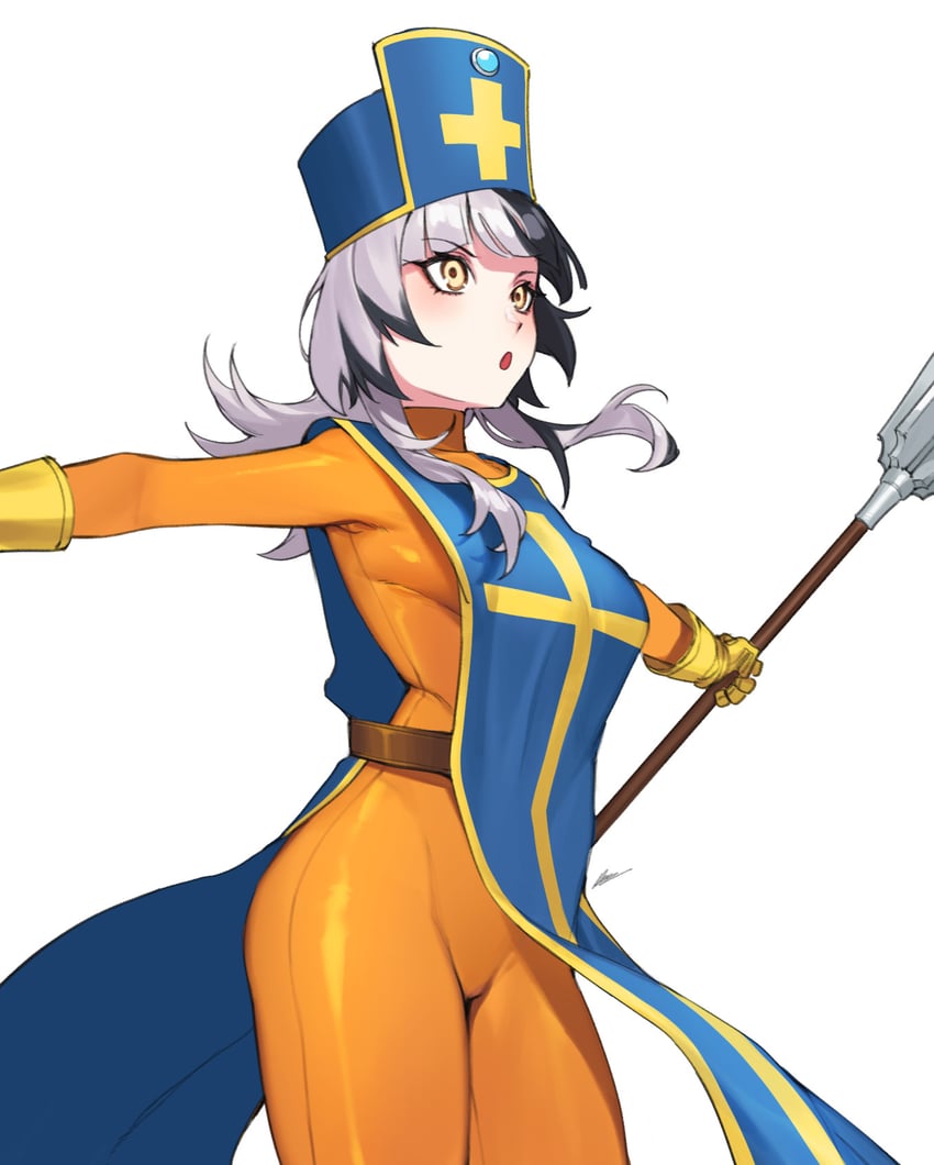 shiori novella and priest (hololive and 3 more) drawn by dasdokter