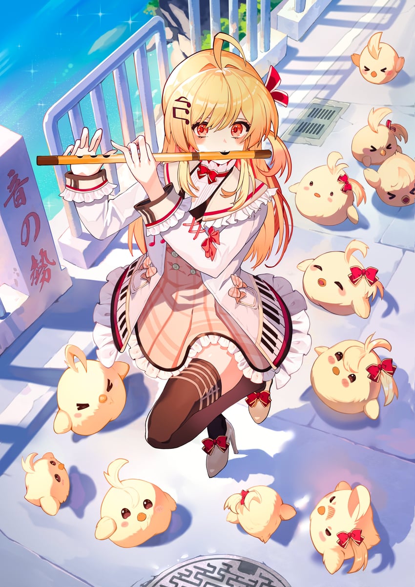 otonose kanade (hololive and 1 more) drawn by currynoodle_art
