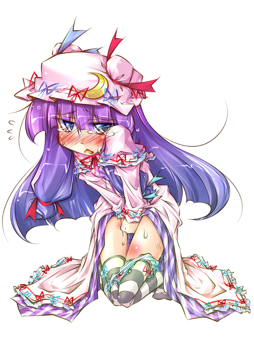 patchouli knowledge (touhou) drawn by narumiya_(narumiya)