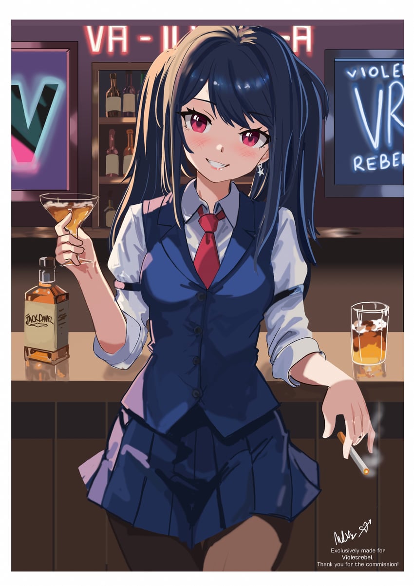 jill stingray (va-11 hall-a) drawn by melissa_v2
