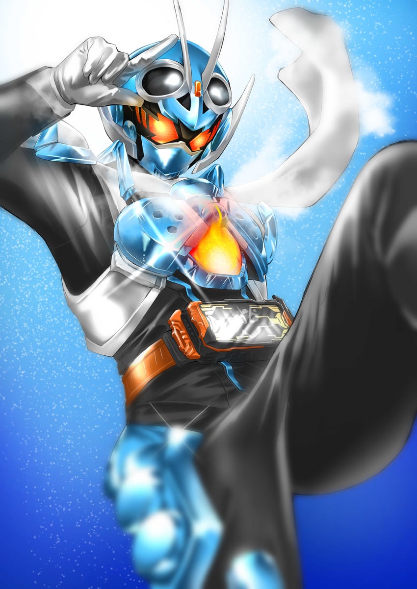 kamen rider gotchard (kamen rider and 1 more) drawn by atu_(fuji_atu66)