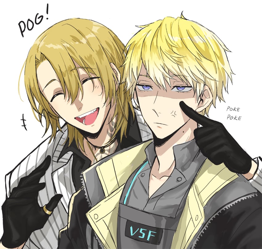 luca kaneshiro and sonny brisko (nijisanji and 1 more) drawn by monotsuki