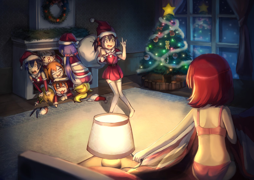 nishikino maki, tojo nozomi, sonoda umi, yazawa nico, ayase eli, and 4 more (love live! and 1 more) drawn by poly