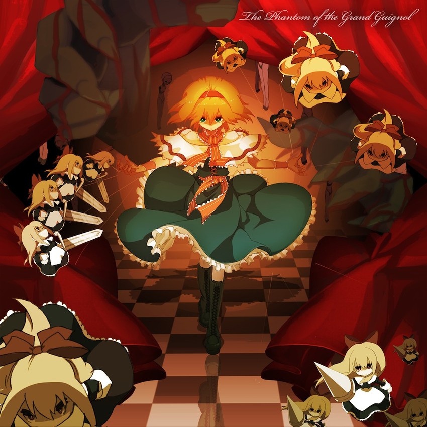 alice margatroid and shanghai doll (touhou) drawn by myou_mu