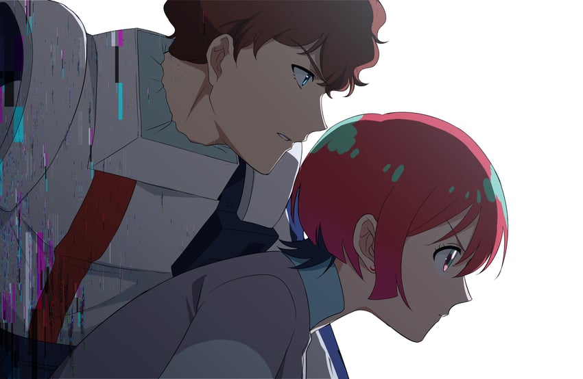 amate yuzuriha and amuro ray (gundam and 2 more) drawn by nvig00