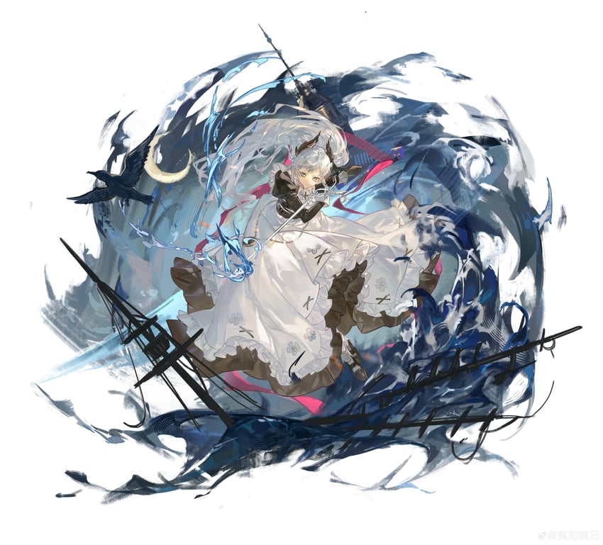 irene (arknights and 1 more) drawn by yize_qingri