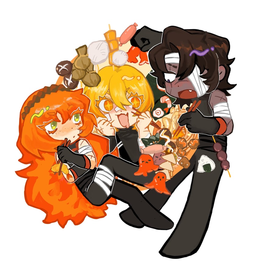 ishmael, don quixote, and heathcliff (project moon and 1 more) drawn by wu_kai_zajiao_shiyan_shi
