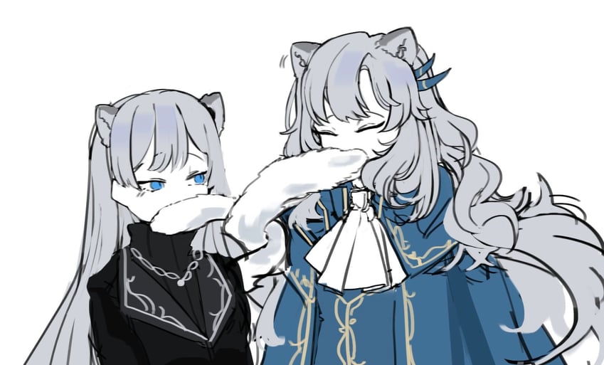 angelica and argalia (project moon and 1 more) drawn by aka_dang