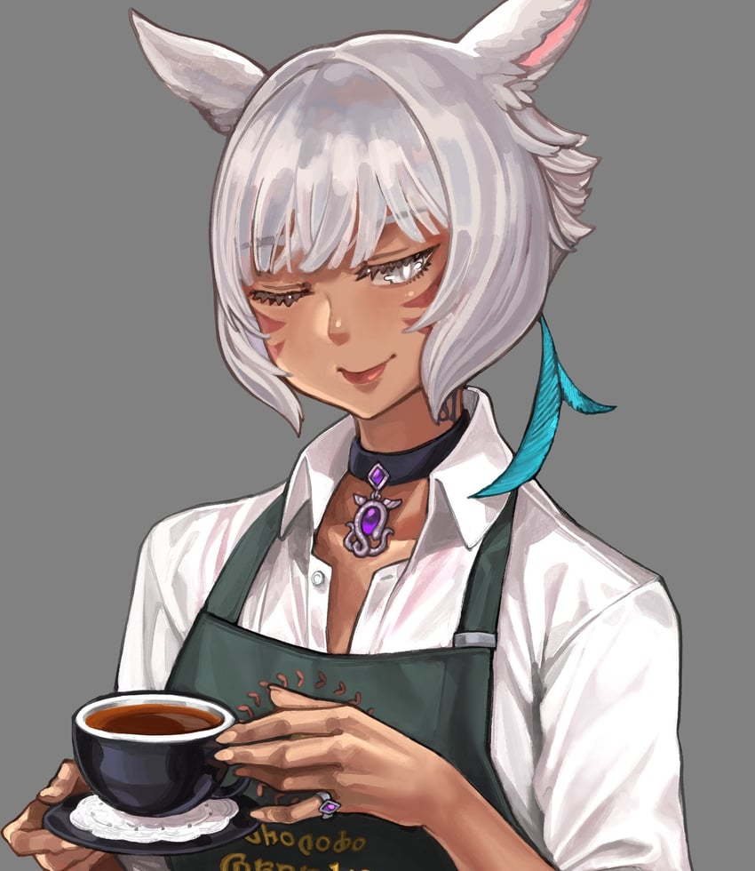 y'shtola rhul (final fantasy and 1 more) drawn by hjz_(artemi)