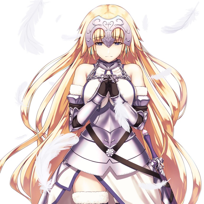 jeanne d'arc (fate and 2 more) drawn by enchuu_kakiemon