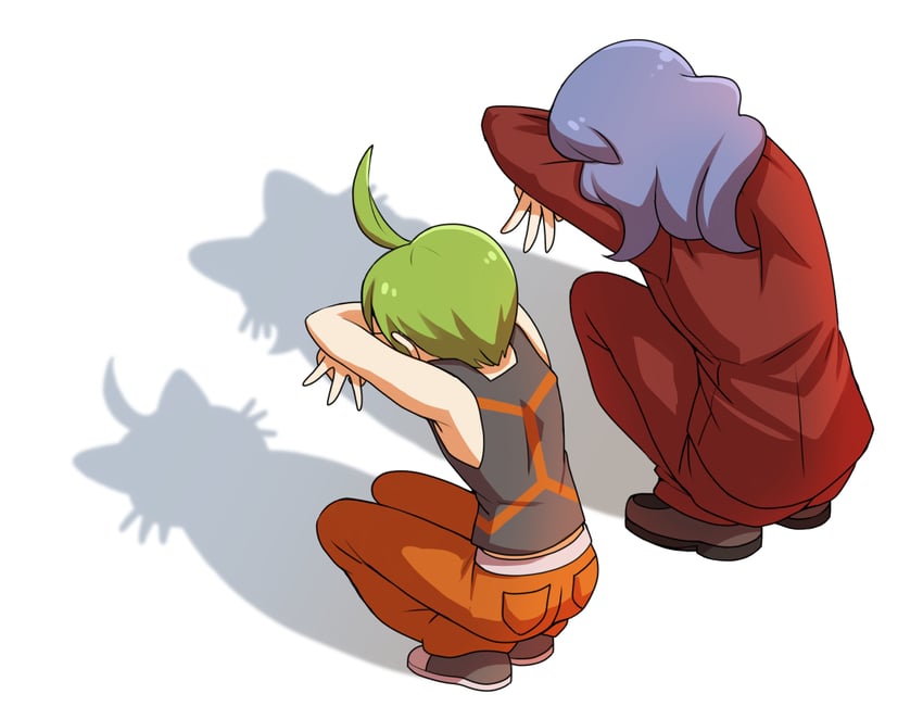 lucian and aaron (pokemon and 1 more) drawn by akr_(tvfz2233)