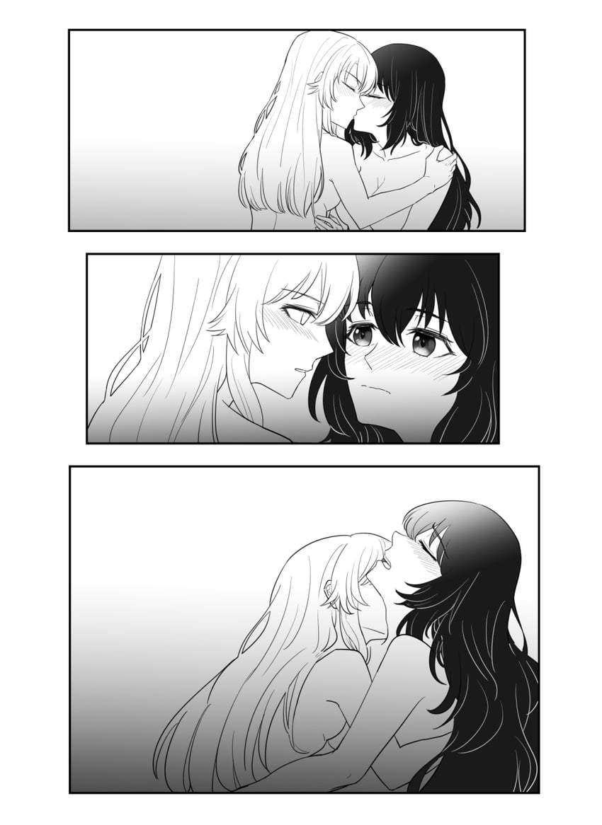 saotome mary and hanatemari tsuzura (kakegurui) drawn by uranium_(a3uki)
