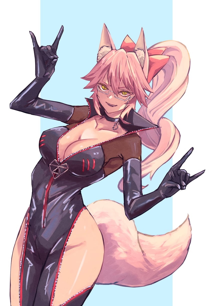 tamamo and koyanskaya (fate and 1 more) drawn by tsubu_(kappunioyu562)