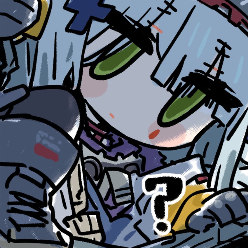 hk416 and clukay (girls' frontline and 1 more) drawn by cui_pi_zha_xia_qiu