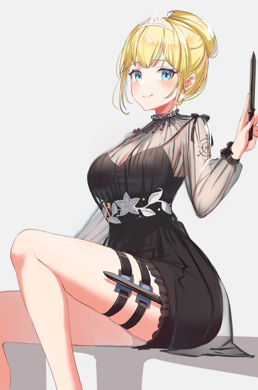 watson amelia (hololive and 1 more) drawn by reulem