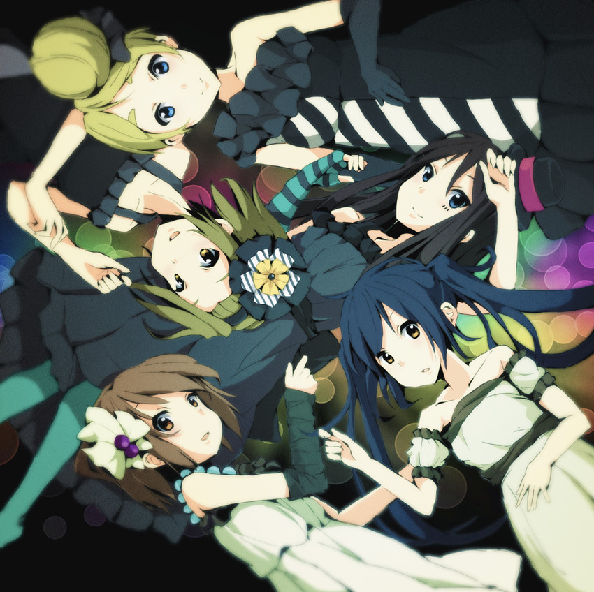 akiyama mio, nakano azusa, hirasawa yui, tainaka ritsu, and kotobuki tsumugi (k-on!) drawn by yusho