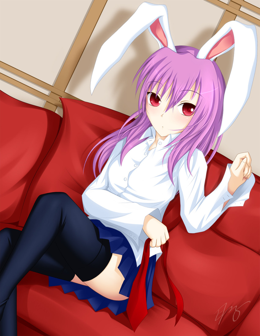reisen udongein inaba (touhou) drawn by ricegnat
