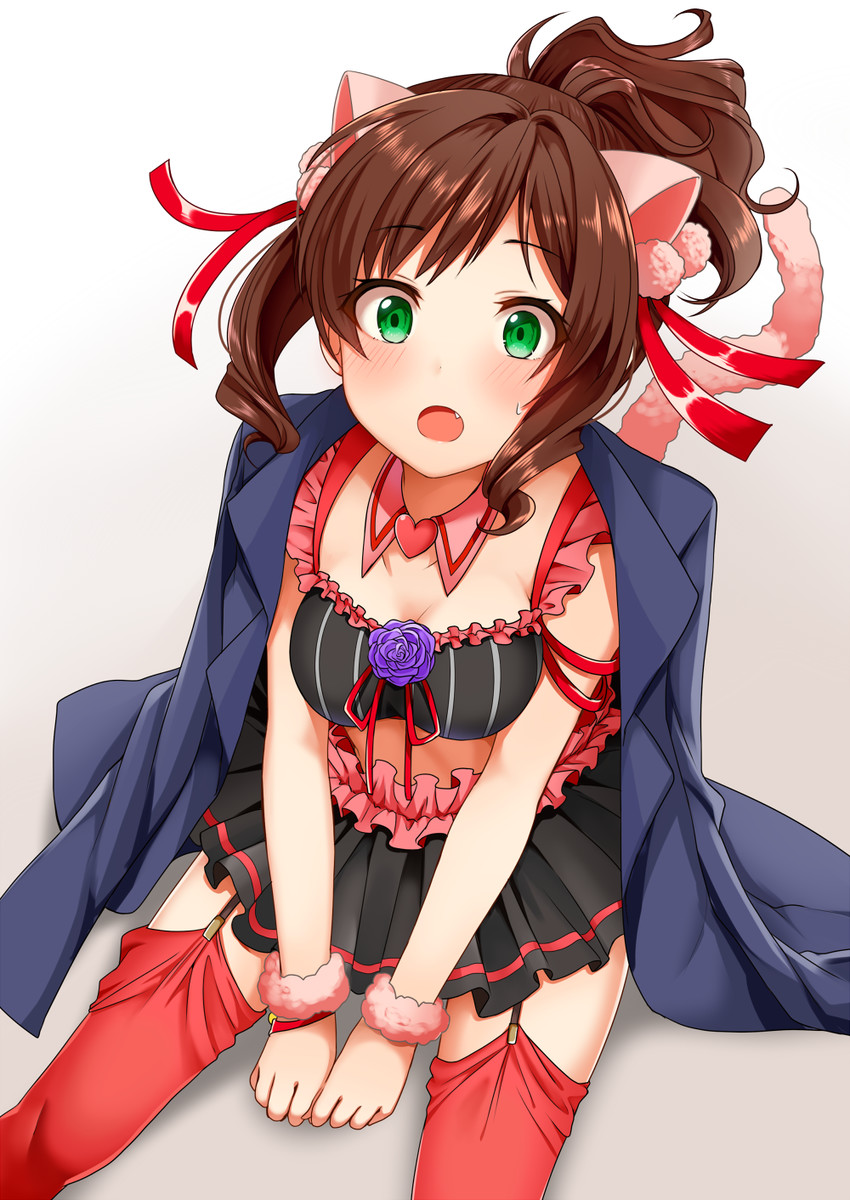 maekawa miku (idolmaster and 1 more) drawn by tarachine
