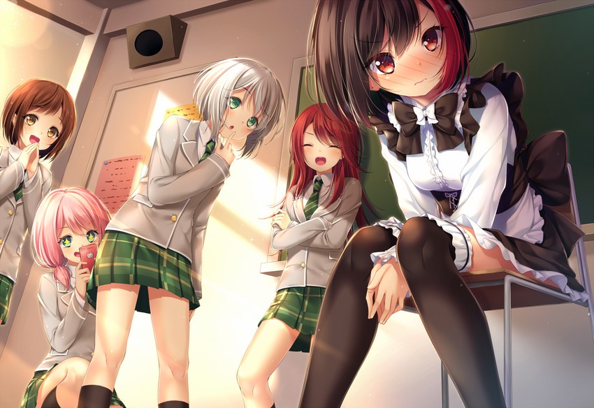 mitake ran, aoba moca, uehara himari, udagawa tomoe, and hazawa tsugumi (bang dream!) drawn by chiyonekoko