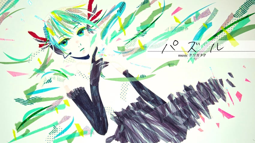 hatsune miku (vocaloid and 1 more) drawn by ryono